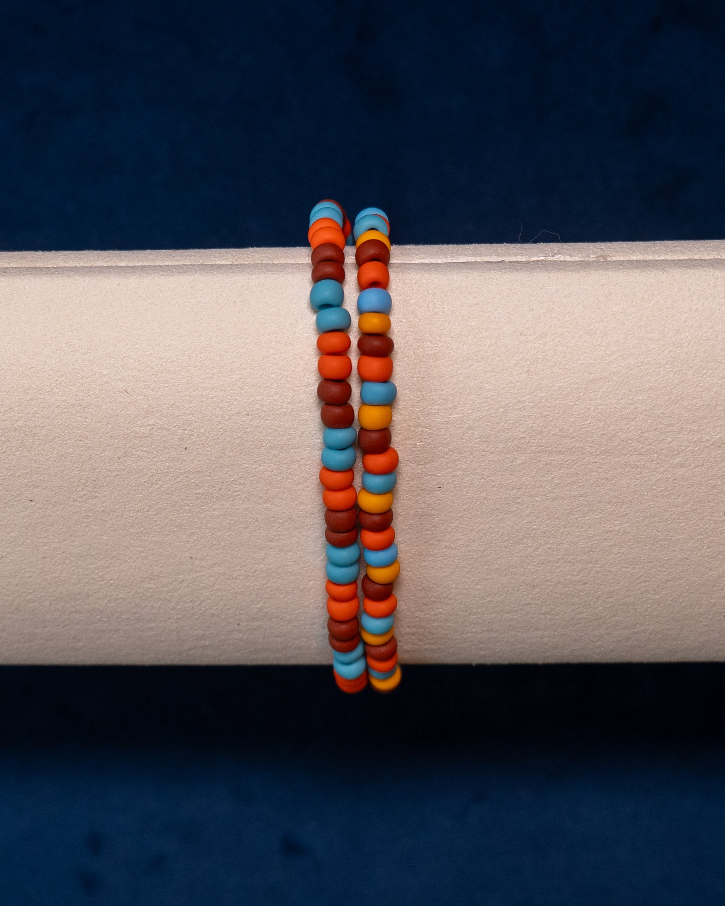 Rocailles armband zachte kleurenmix