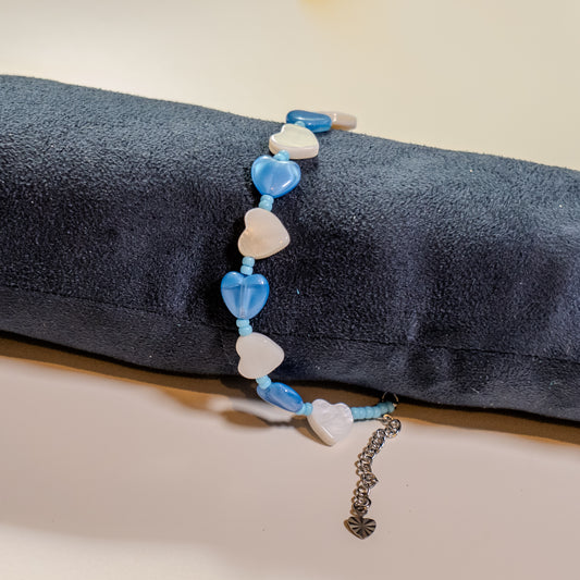 Blue Heart armband