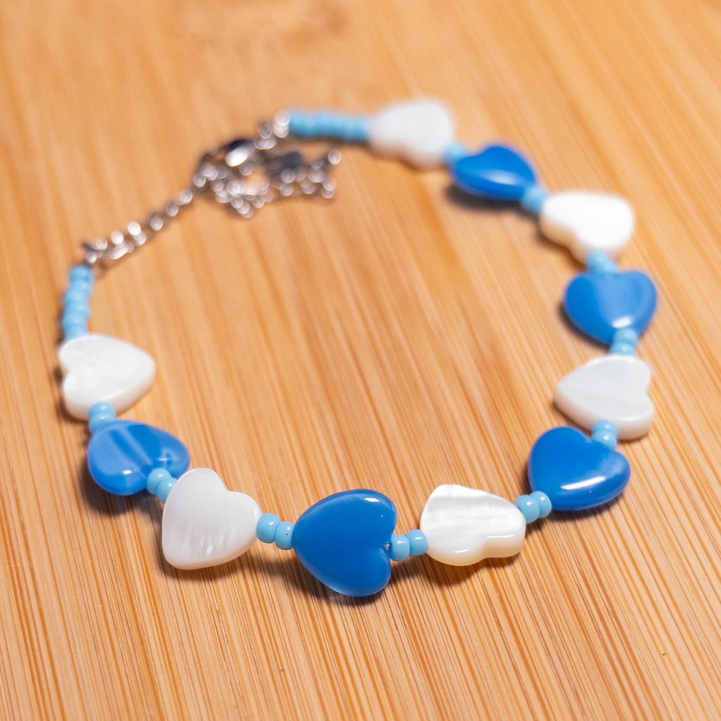 Blue Heart armband