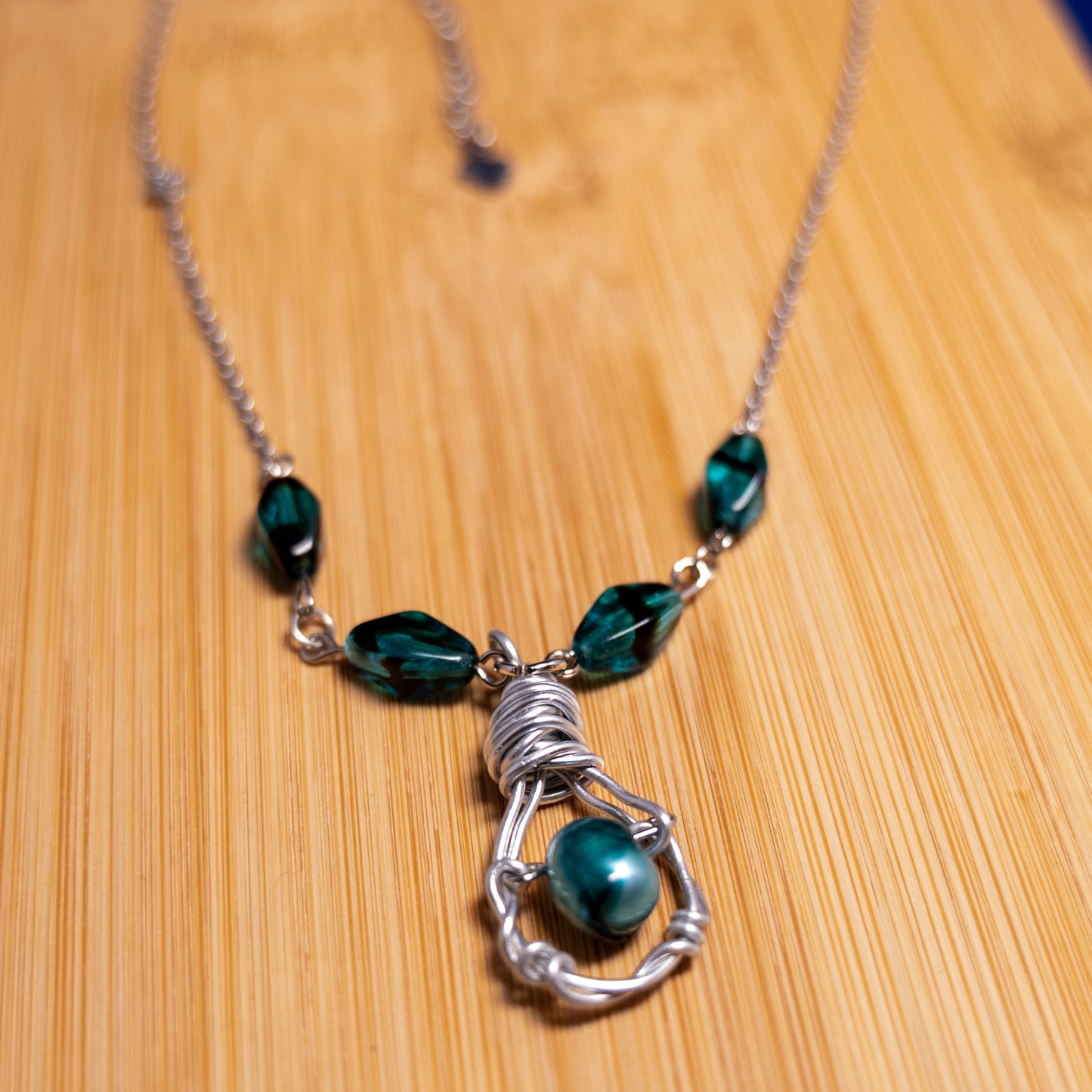 Sea Glow Pearl Drop ketting