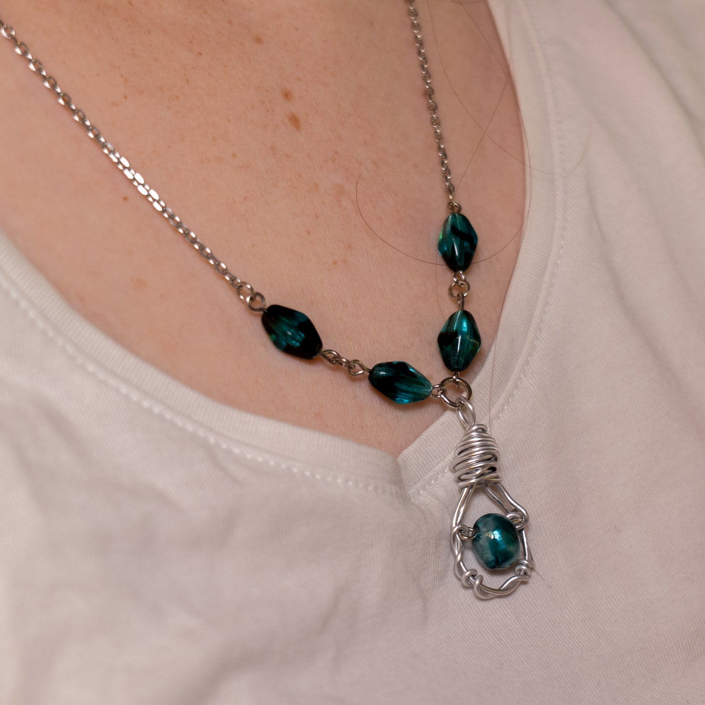 Sea Glow Pearl Drop ketting