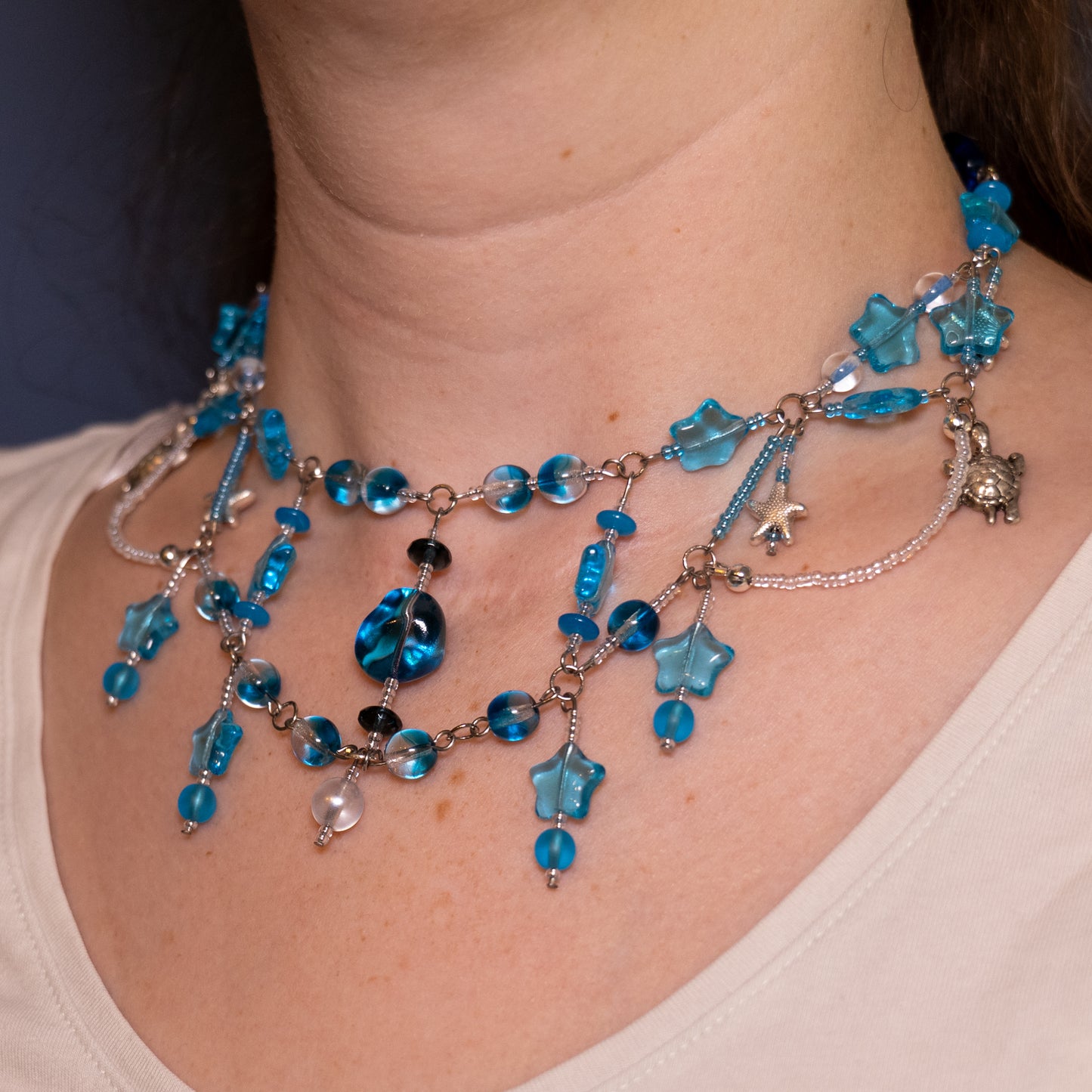 Blue Star Deluxe ketting