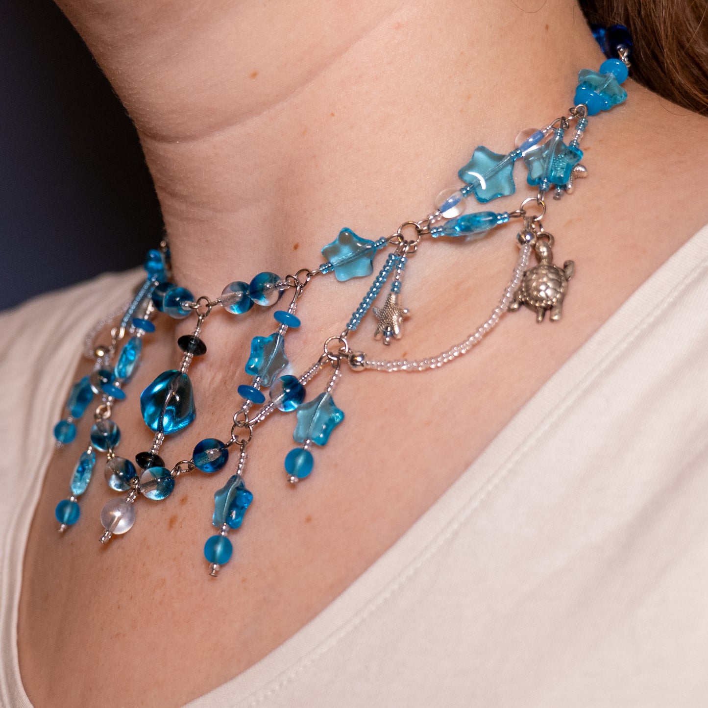Blue Star Deluxe ketting