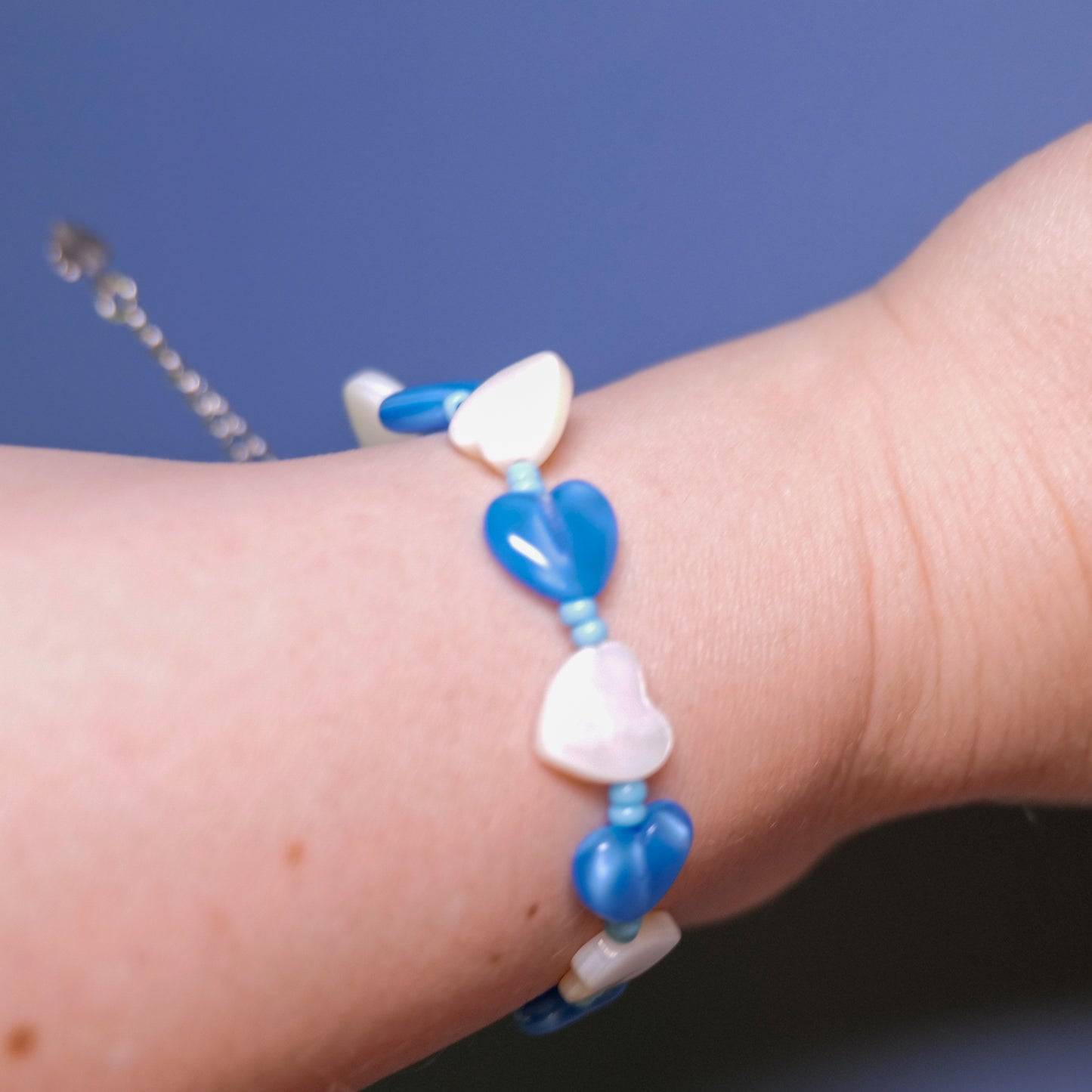 Blue Heart armband