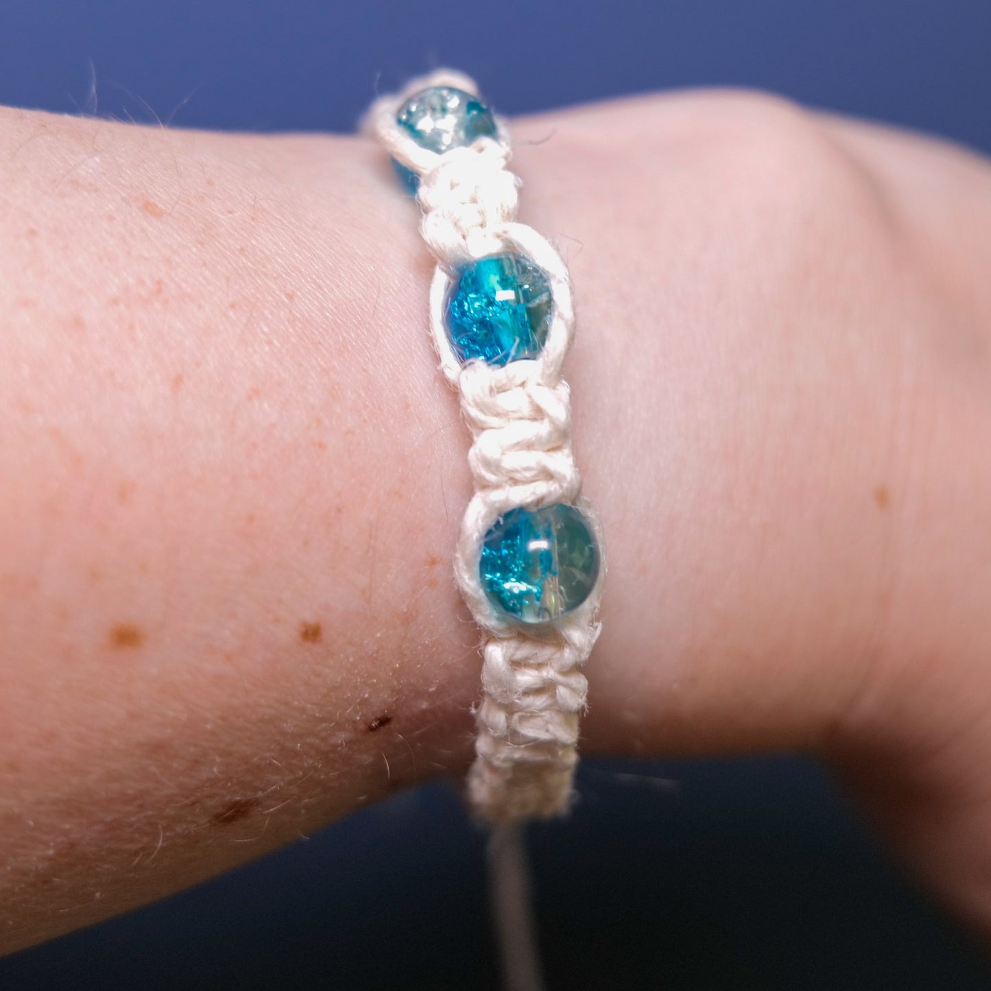 Crackled Ocean armband
