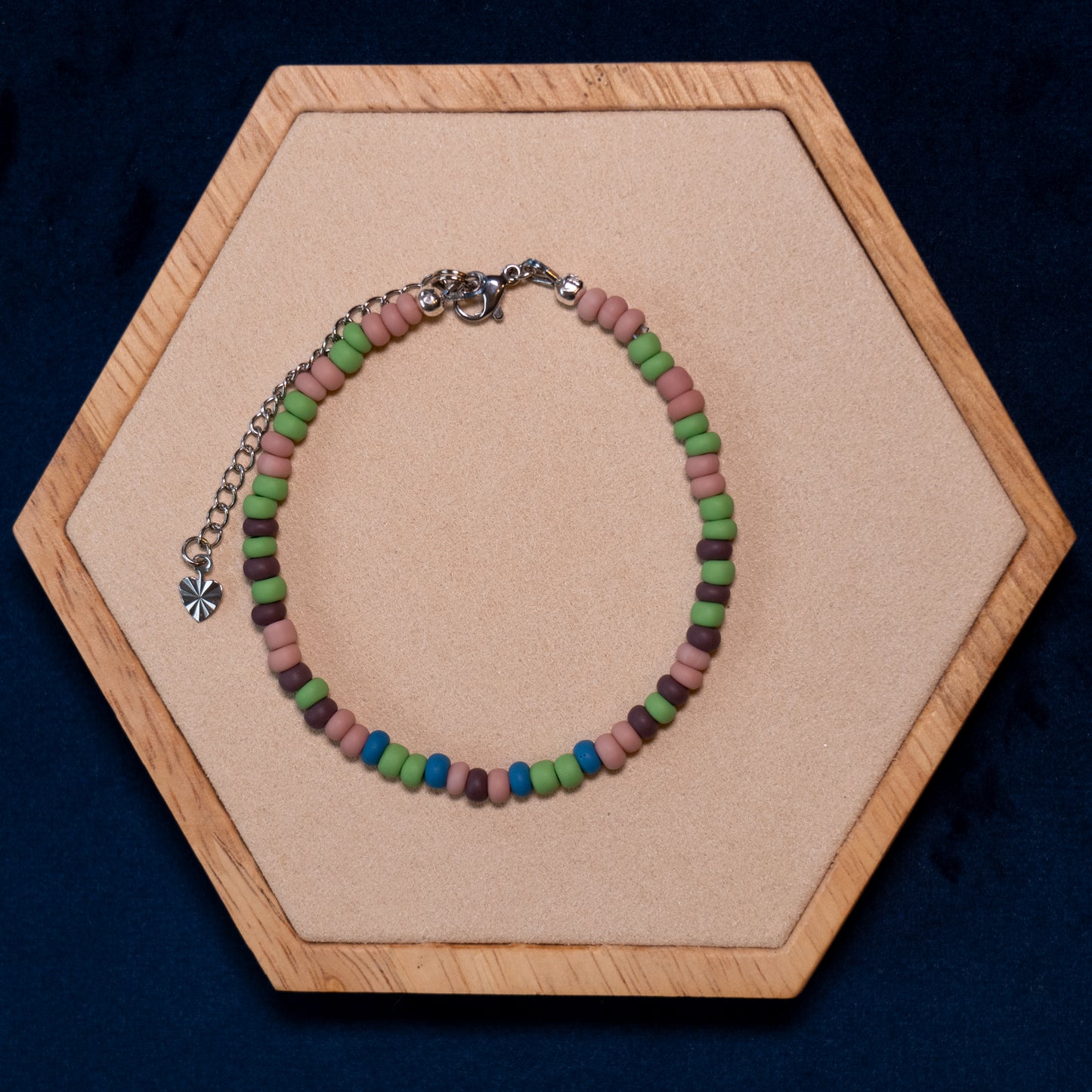 Rocailles armband zachte kleurenmix