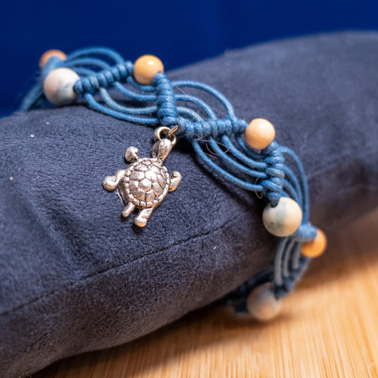 Blue Wave Turtle armband