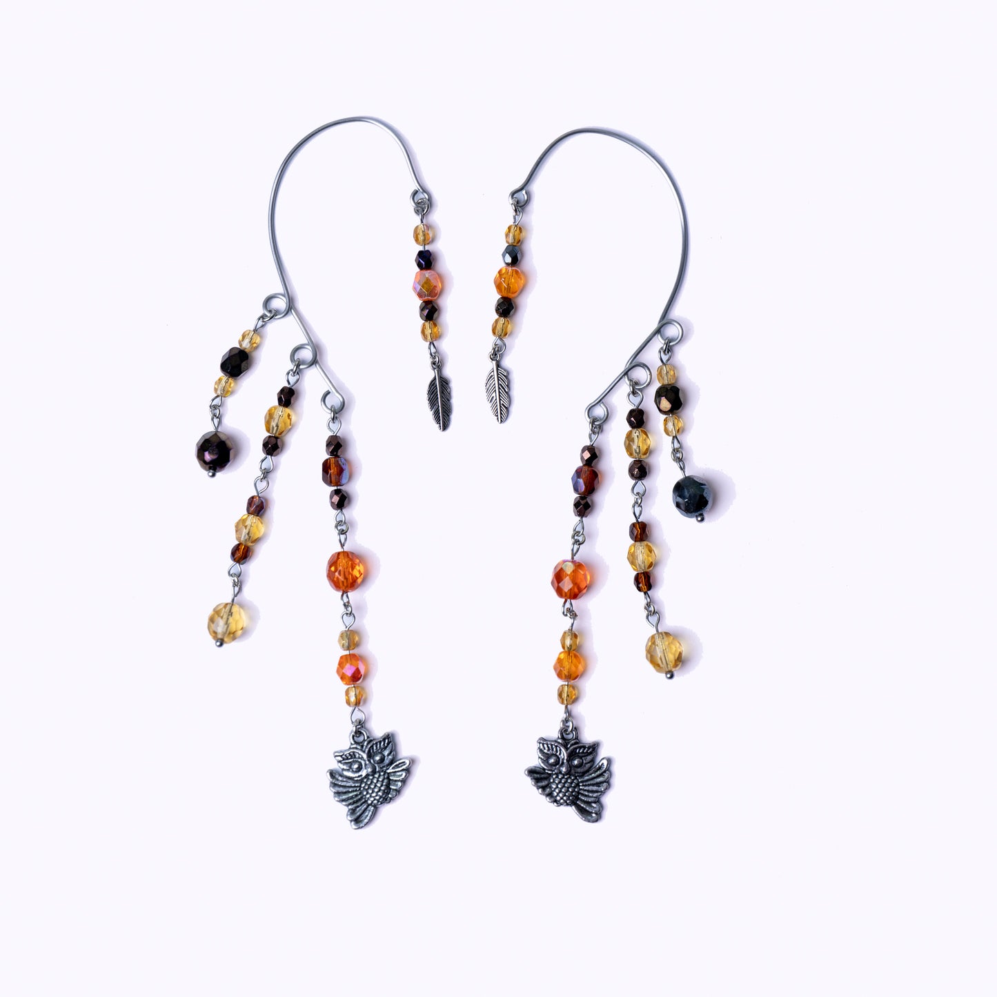 Tawny Owl Ear cuffs