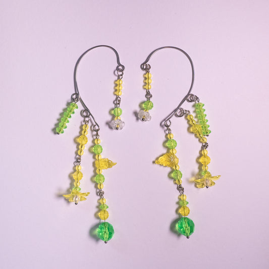 Ear cuffs Peridot Bloesem
