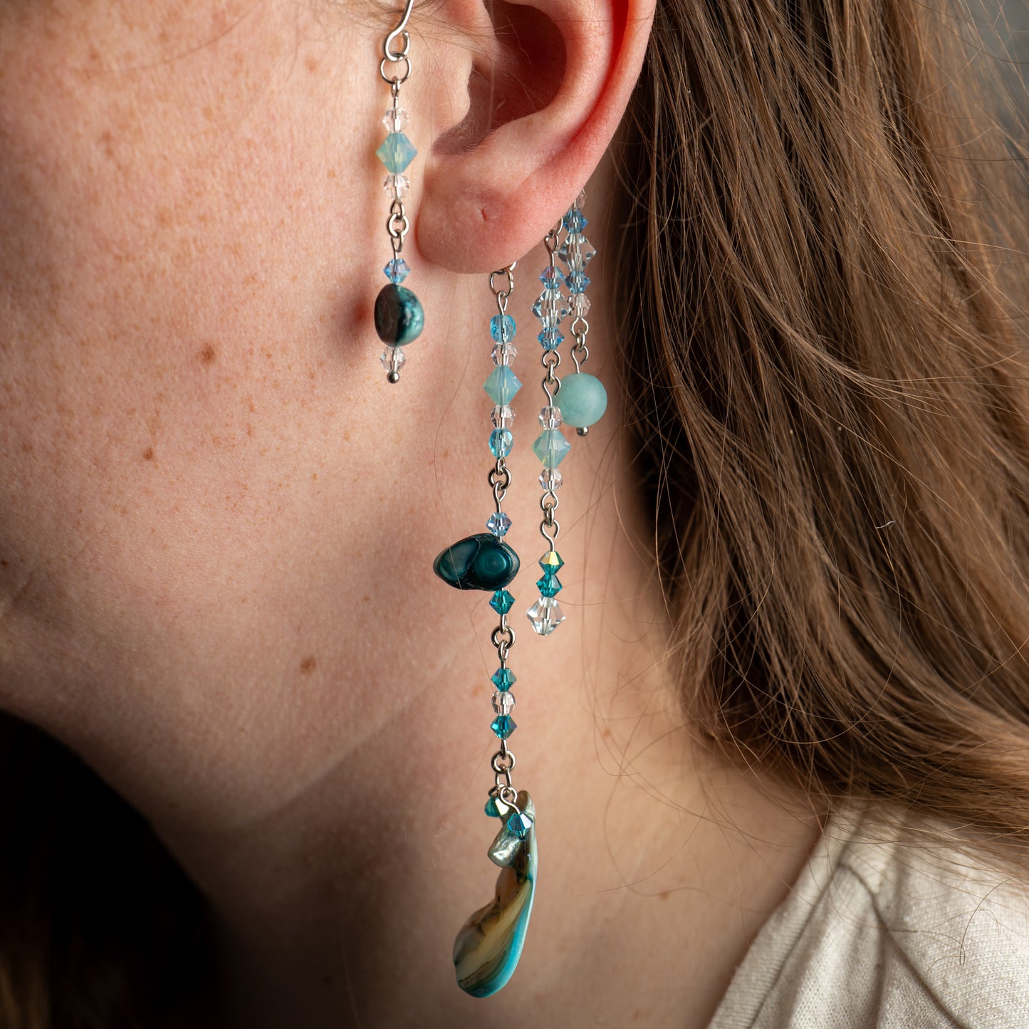 Ear cuffs Ocean Dream