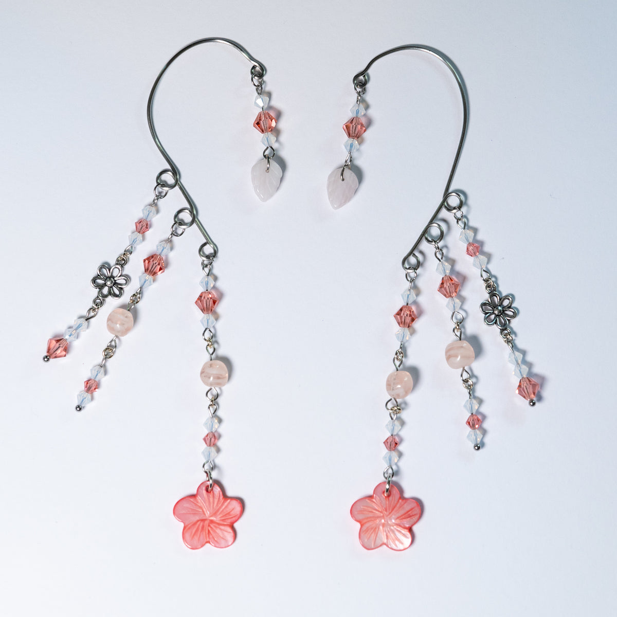 Ear cuffs Perzikbloesem