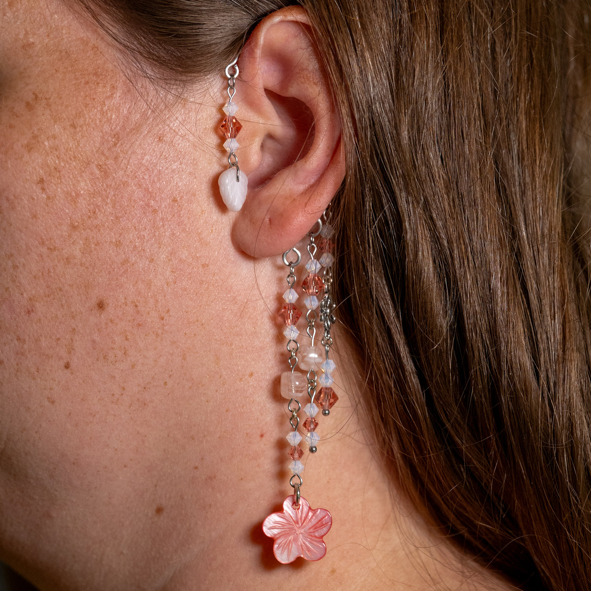 Ear cuffs Perzikbloesem