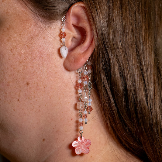 Ear cuffs Perzikbloesem